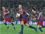 Bóng đá anh, ngoại hạng anh, lịch thi đấu euro 2012, Iniesta tặng bàn thắng cho con